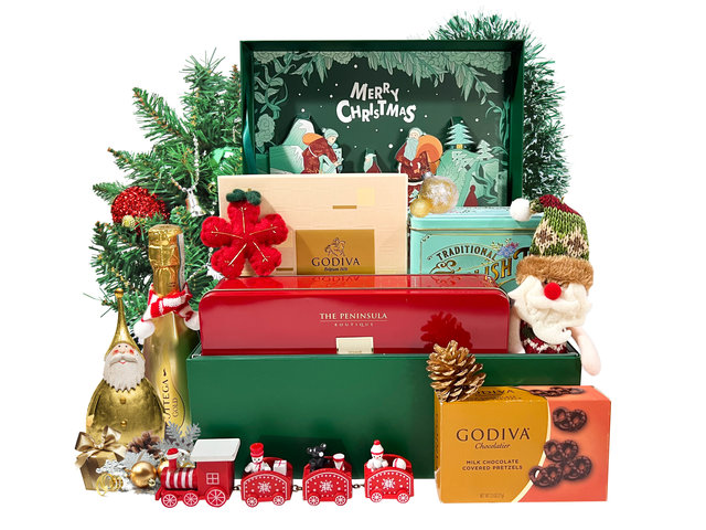 Christmas Gift Hamper - 2024 XMAS CN MAILABLE BASKET 1107C4 - XCB1107C4 Photo