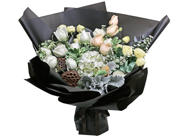 Florist Flower Bouquet - France style rose florist bouquet RD09 - L76604275 Photo