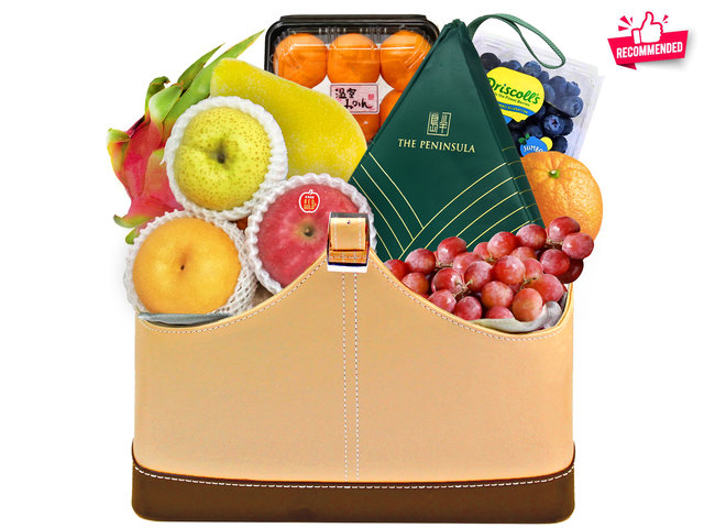 Fruit Basket - Dragon Boat Festival HK Peninsula Rice Dumpling Fruit Hamper P234 - DBFG0613A2 Photo