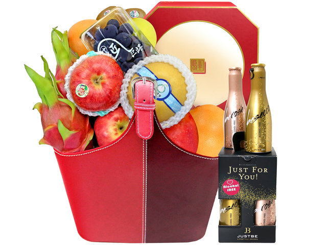 Mid-Autumn Gift Hamper - Mid Autumn Business Mooncake And Fruit Hamper MA03 - M30815A1 Photo