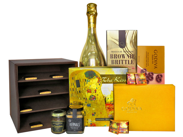 Wine n Food Hamper - Golden Gourmet Hamper 0301A7 - BH0301A7 Photo