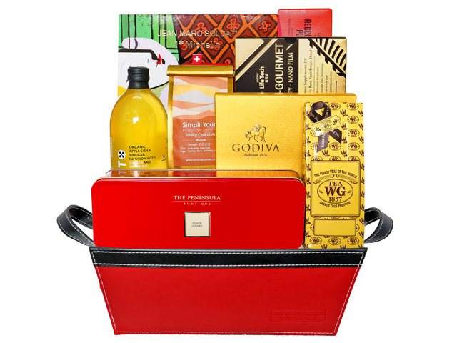 Wine n Food Hamper - Premium Gift Hamper FH208 - HR0319A3 Photo