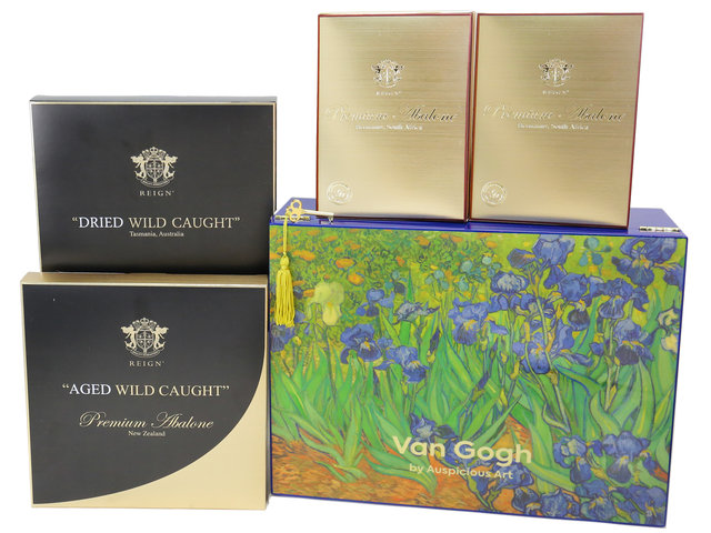 Wine n Food Hamper - 尚鮑 Reign Abalone Van Gogh Premium Luxury Jewelry Box Set - HR0106A5 Photo