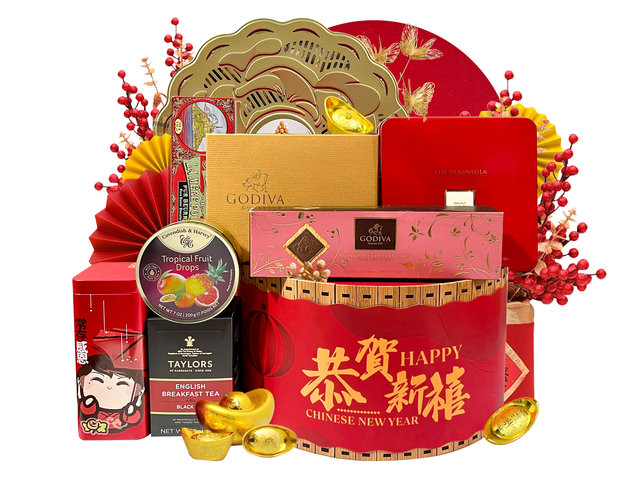 新年果籃Hamper - 2024農曆新年中國禮物籃 1223B5 - CHC1223B5 Photo