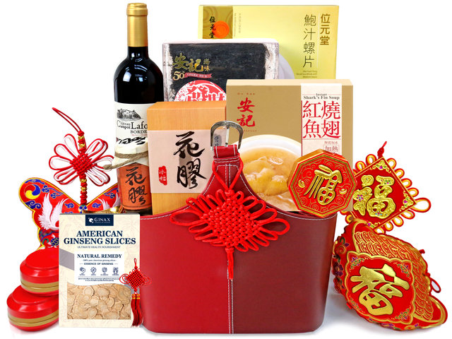 新年果籃Hamper - 新年海味拜年禮籃 R96 - CDS1219A1 Photo