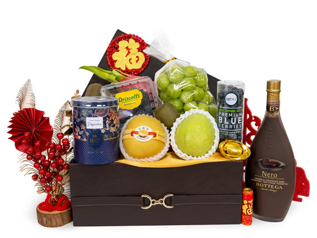 CNY Gift Hamper - Gourmet Chinese New Year Gift Baskets FH238 - CH21129B9 Photo