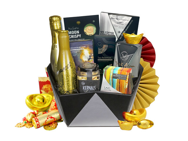 CNY Gift Hamper - UK M5 Concept Chinese New Year Gift Baskets 0124B6 - CH20124B6 Photo