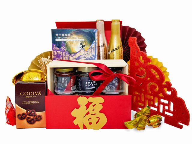 新年果篮Hamper - 农历新年美食礼篮  0118B5 - CH20118B5 Photo